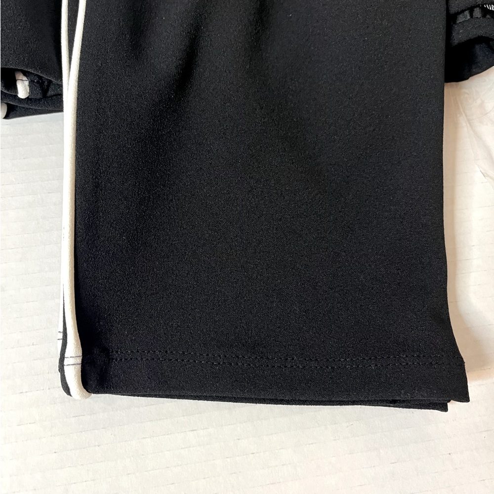 Nina Leonard Tummy Smoothing Pants Black White Pinstripe PETITE Size 3X New! - Picture 3 of 9